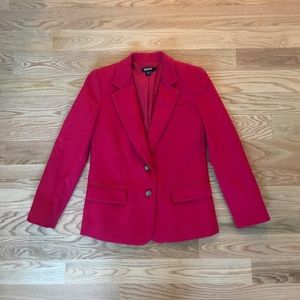 DKNY Hot Pink Wool Blazer